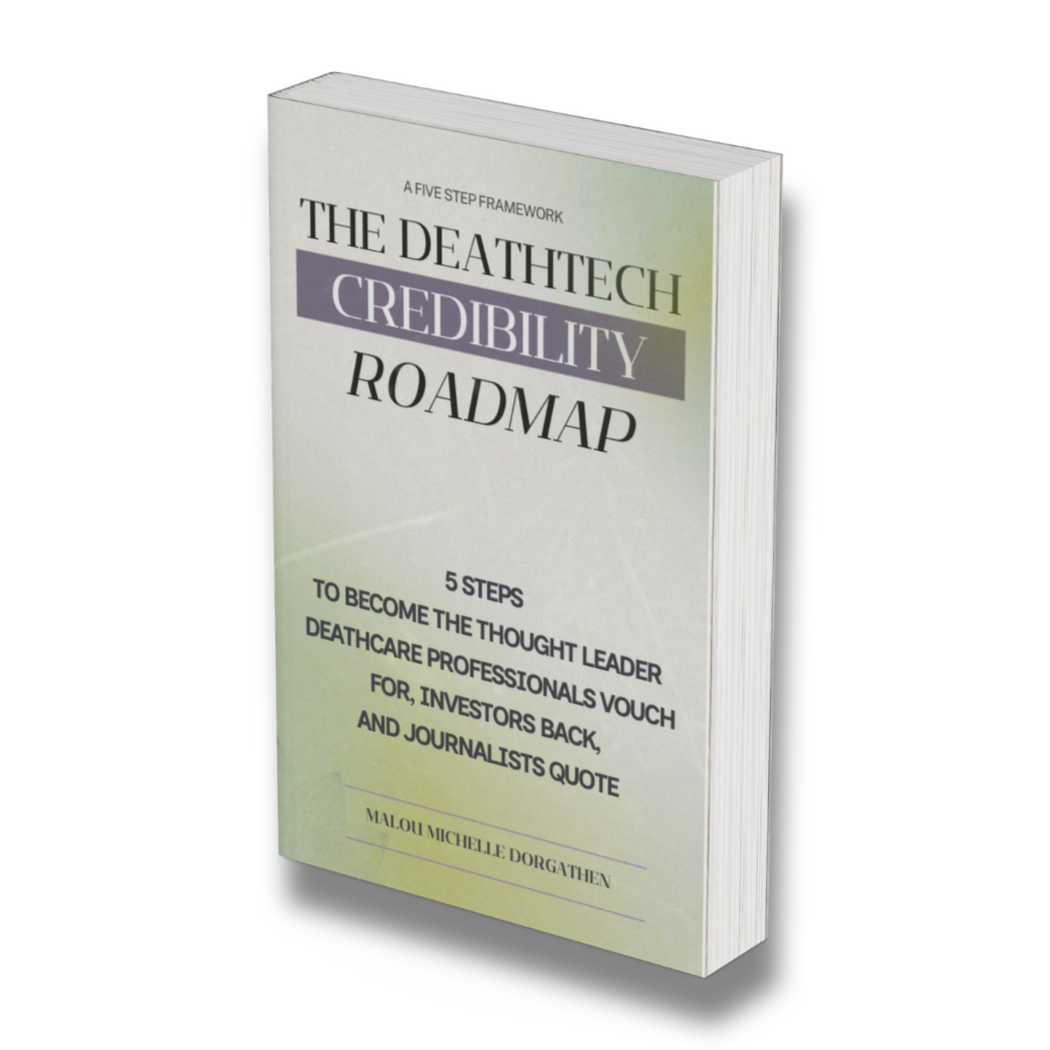the DeathTech Credibility Roadmap Book cover of the DeathTech Credbility Roadmap by Malou